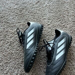 Adidas Men's Black and White Athletic Shoes